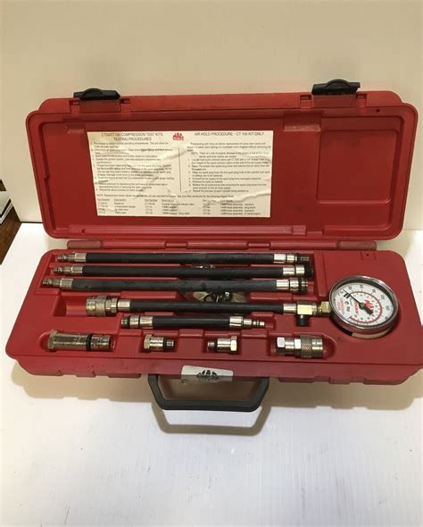 Vintage Mac Tools Compression Test Kit ct115 Case 